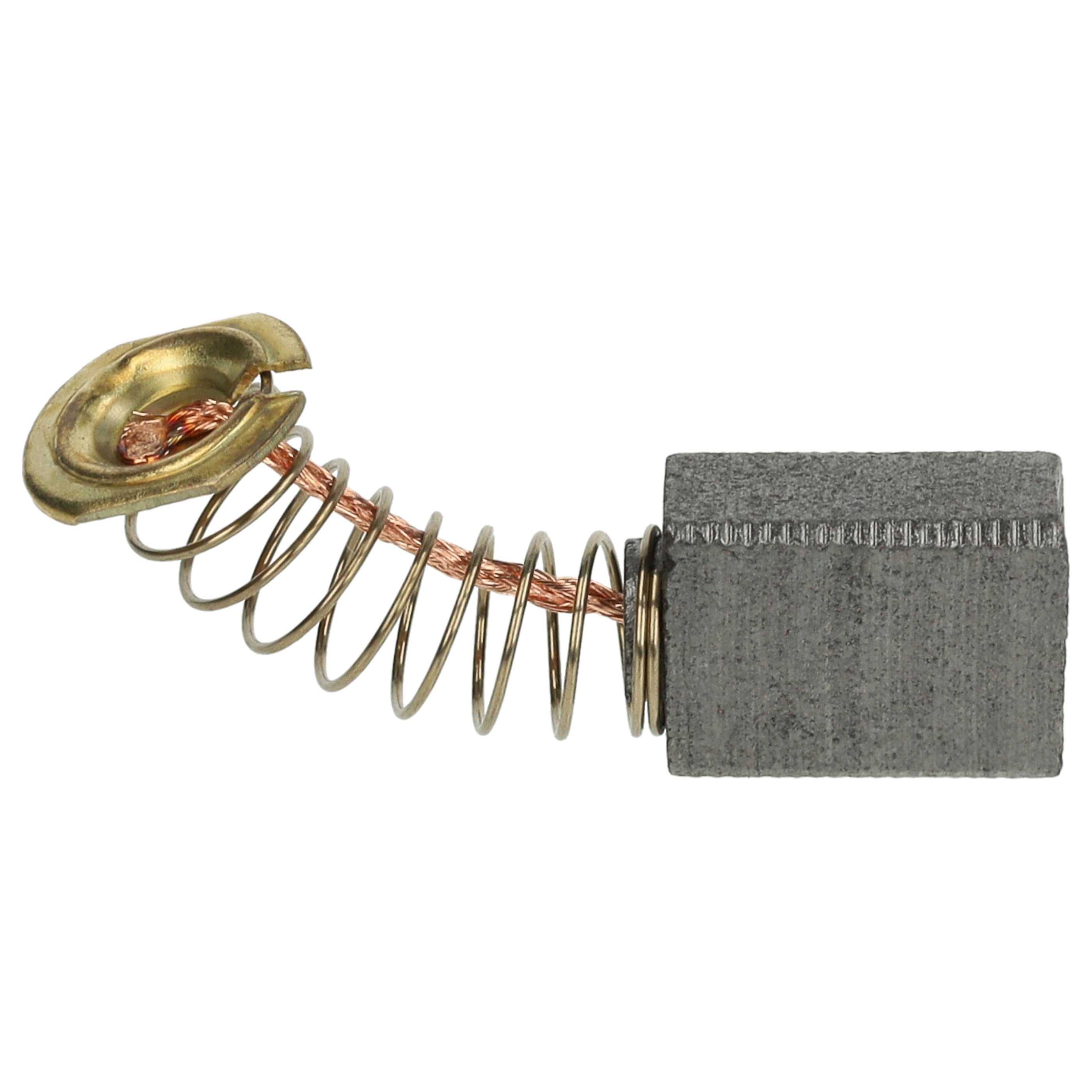 vhbw 2x Kohlebürste Schleifkohle 6 x 9 x 12mm Ersatz für Makita 191938-1 | 643408-1, CB-408, CB-410, CB-411, CB-422 für-1