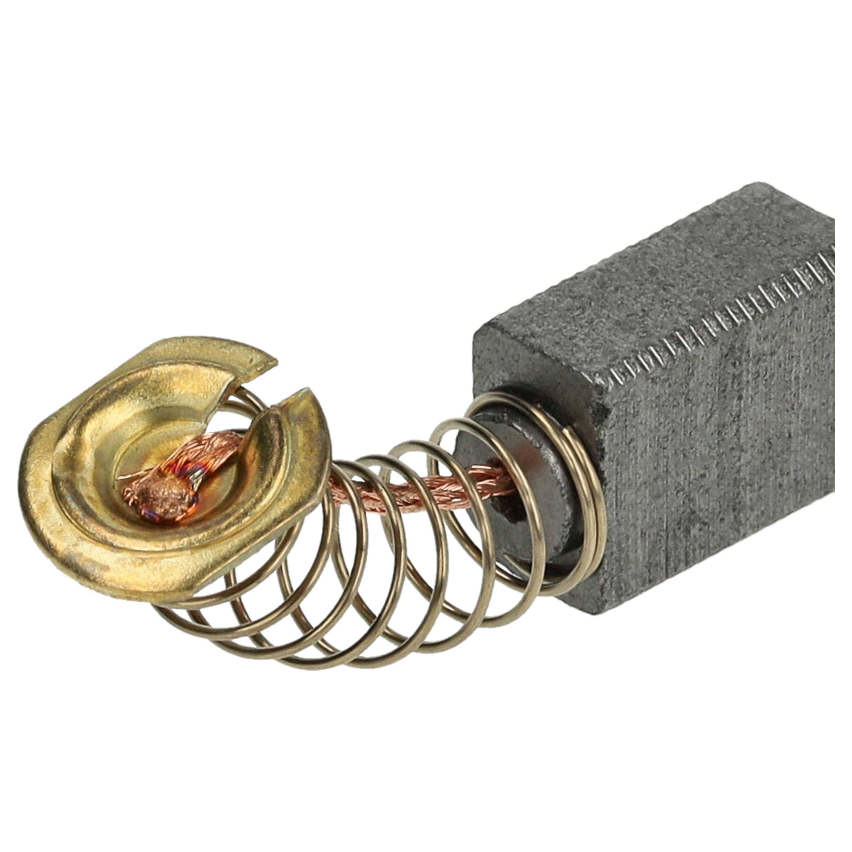 vhbw 2x Kohlebürste Schleifkohle 6 x 9 x 12mm Ersatz für Makita 191938-1 | 643408-1, CB-408, CB-410, CB-411, CB-422 für-2