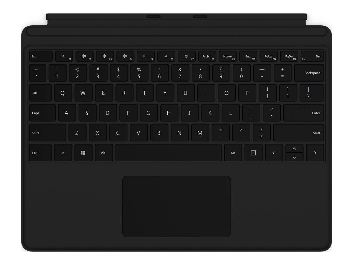 Microsoft Surface Pro Keyboard - Tastatur - mit Trackpad - hinterleuchtet - Deutsch - Schwarz-0