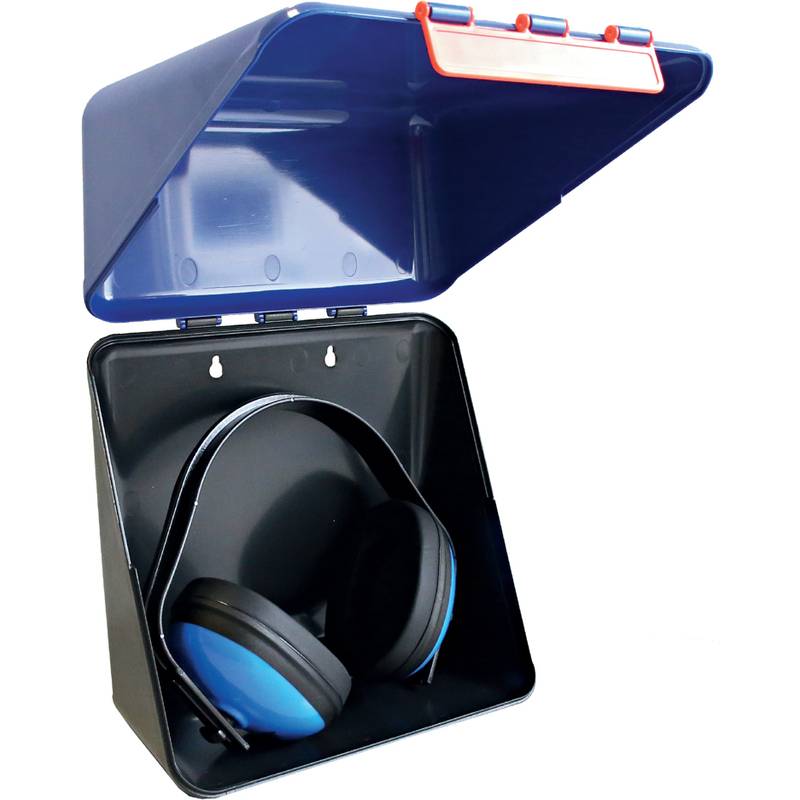 Schutzbox "Mini", Kunststoff, blau, B: 12,5cm, L: 23,6cm, H: 22,5cm-0