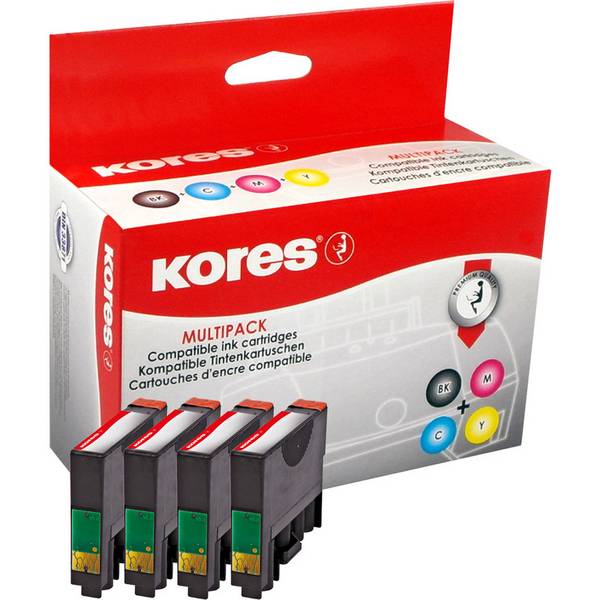 Tintenpatronen Multipack kompatibel mit Epson T1811, T1812, T1813, T1814 BK/C/M/Y