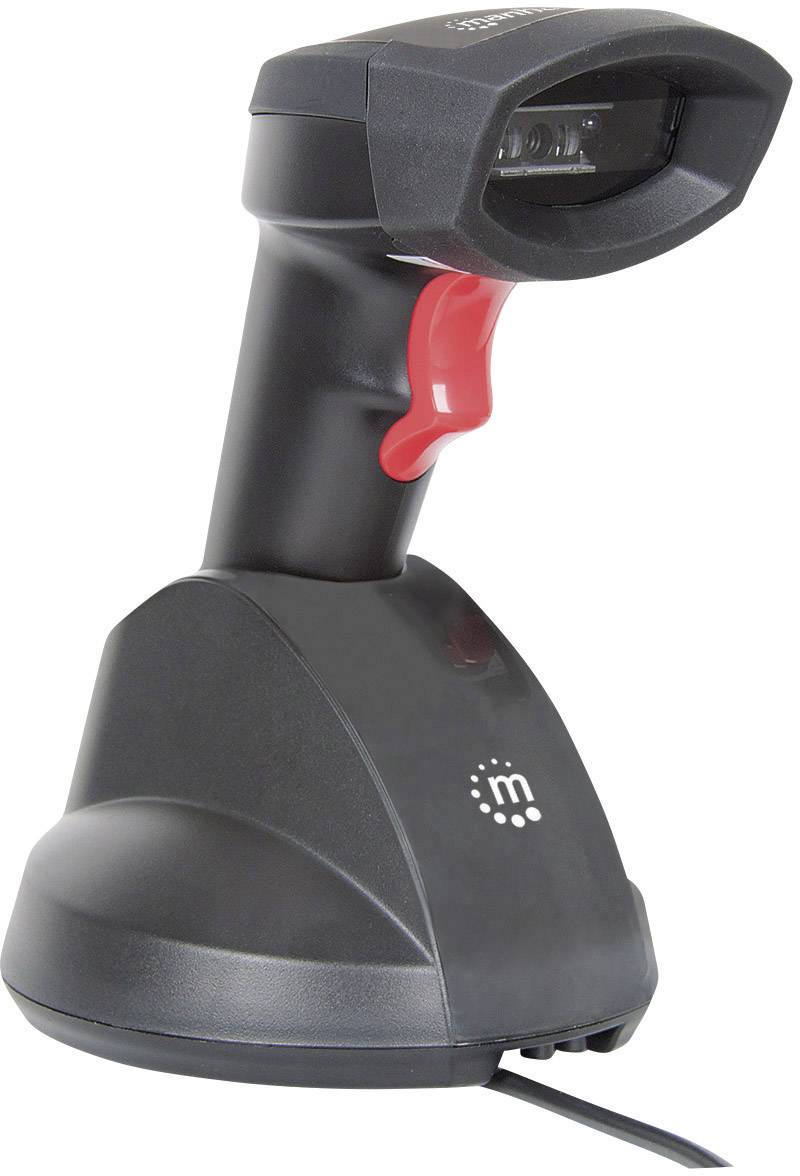 Manhattan Rugged Wireless Linear CCD Handheld Barcode Scanner, Bluetooth, 500mm Scan Depth, up to 80m effective range (line of sight), Rugged Housing, Max Ambient Light 100,000 lux (sunlight), EU/US/UK/AU interchangeable plug, Black, Three Year Warranty, Box - Barcode-Scanner - tragbar - 500 Scans/Sek. - decodiert - Bluetooth 2.1