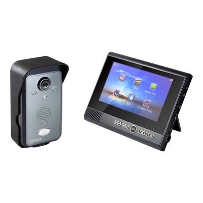 Technaxx Video Door Phone TX-59+ - Videogegensprechanlage - drahtlos - 17.8 cm (7) LCD Monitor - 1 Kamera(s)
