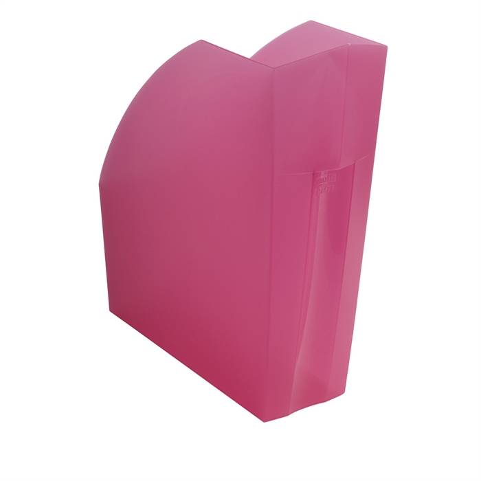 Stehsammler The Magazine 292x110x320mm himbeer transluzent-0