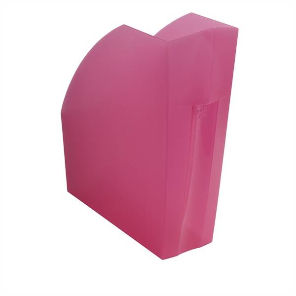 Stehsammler The Magazine 292x110x320mm himbeer transluzent