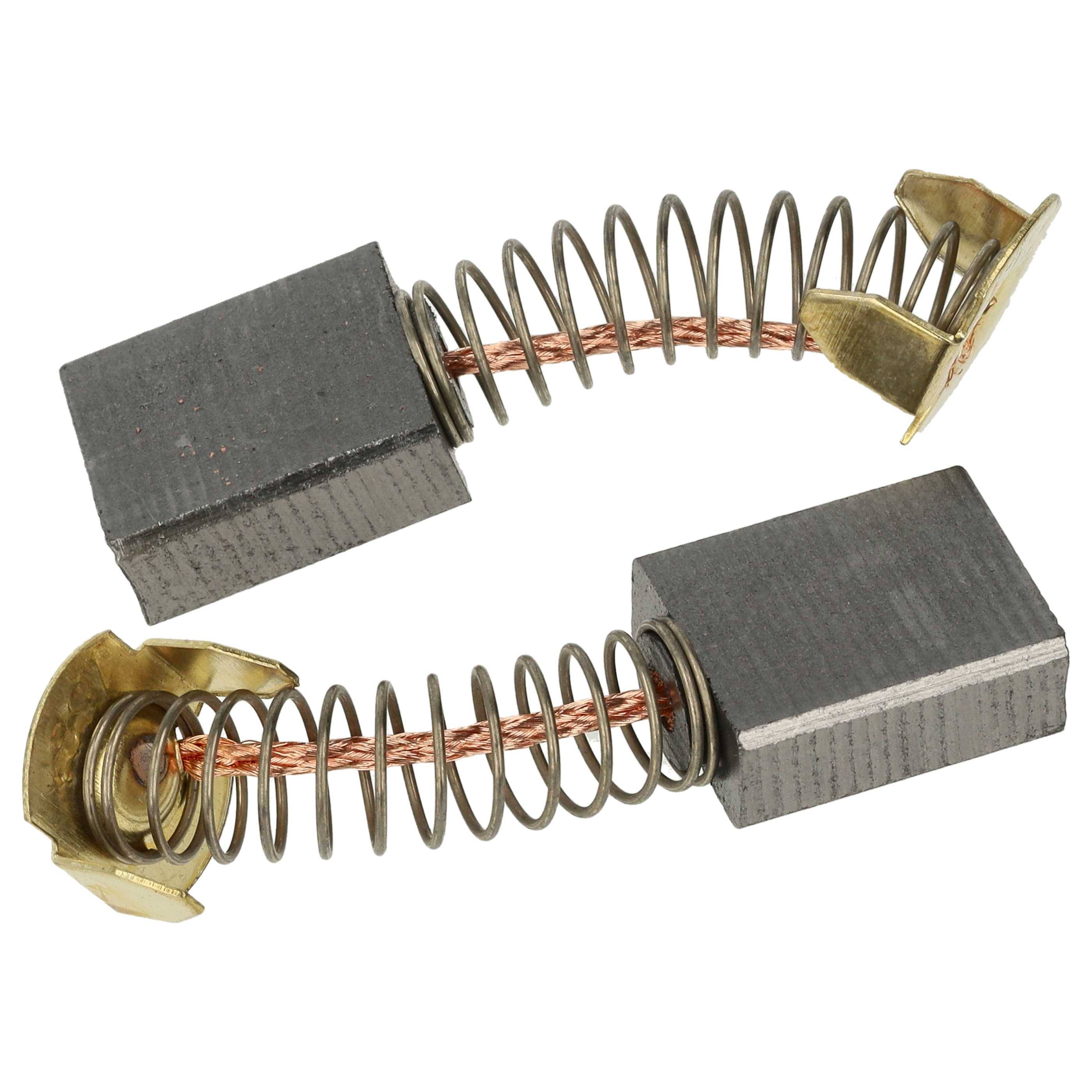 vhbw 2x Kohlebürste Ersatz für Makita 181048-2 | CB-155, CB-153, CB-161, 181044-0, CB-152, 191044-0 für Elektrowerkzeug-0