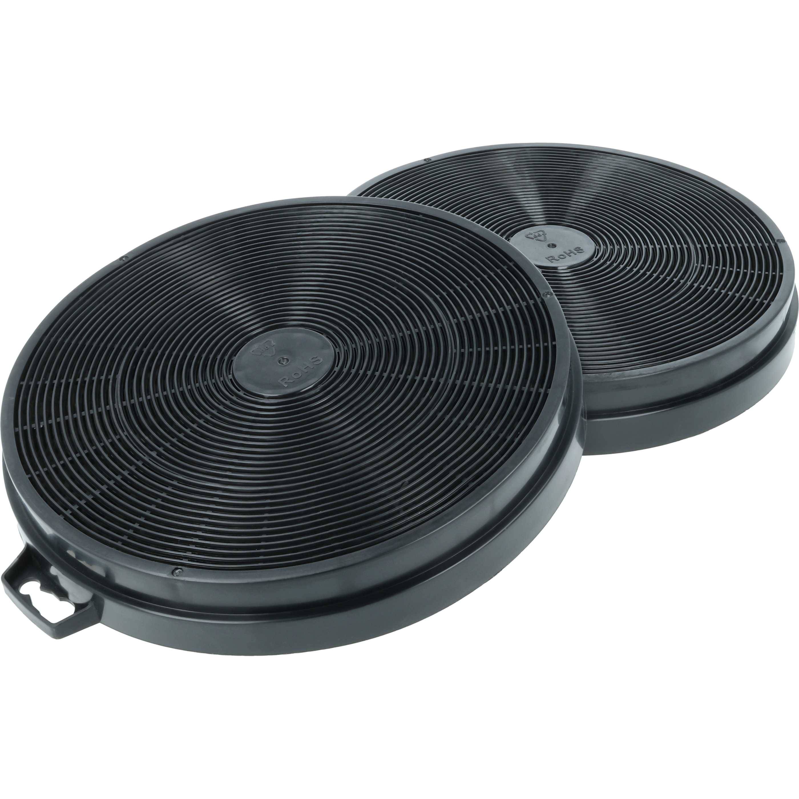 vhbw 2x Aktivkohlefilter kompatibel mit Balay 3BD 794 X/ 05 | 3BD 794 X/ 06, 3BD 796 B, 3BD 796 B/ 06, 3BD 796 N