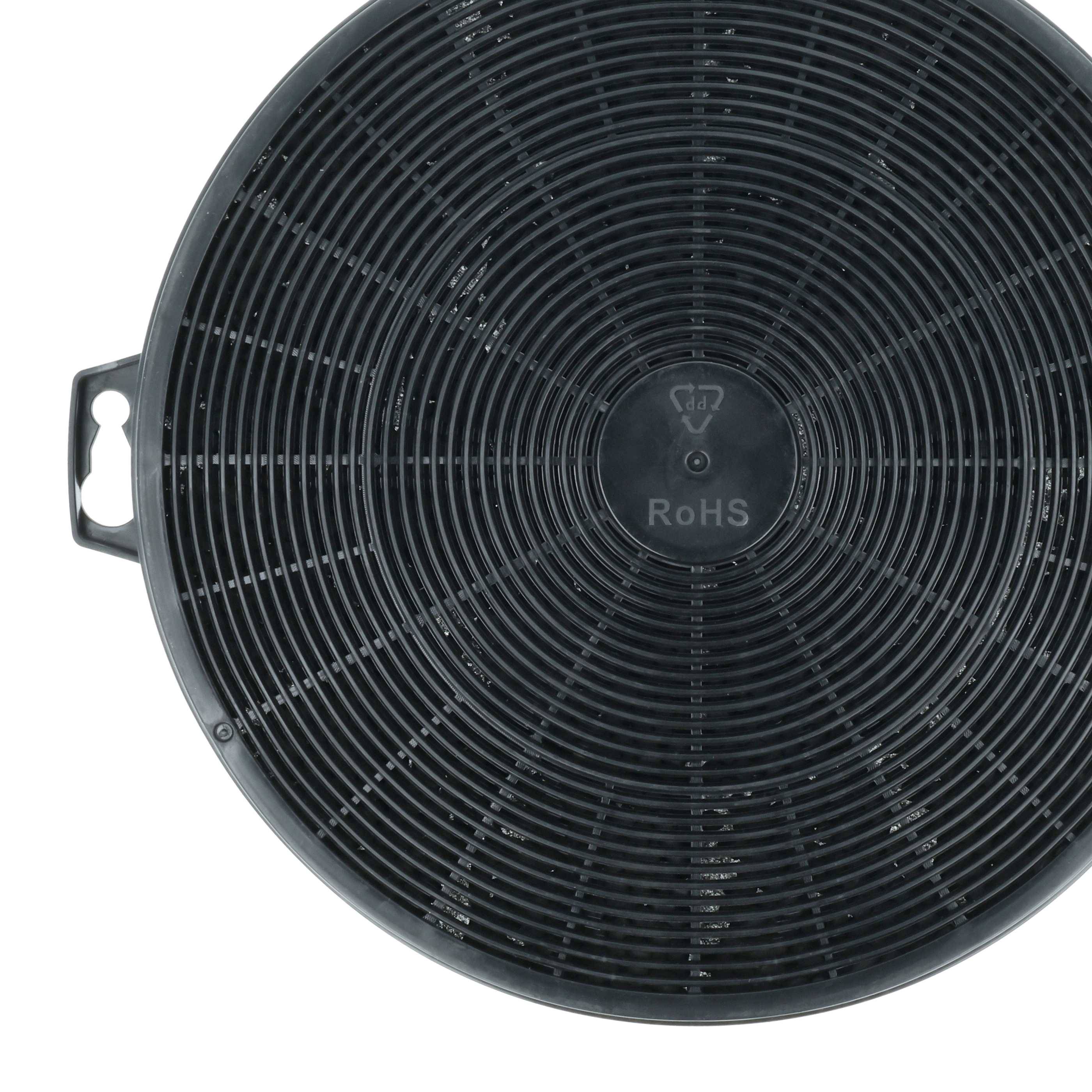 vhbw 4x Aktivkohlefilter kompatibel mit Elica 208163646602 | 208268646601, 208199546802, 208178846601 Dunstabzugshaube --2