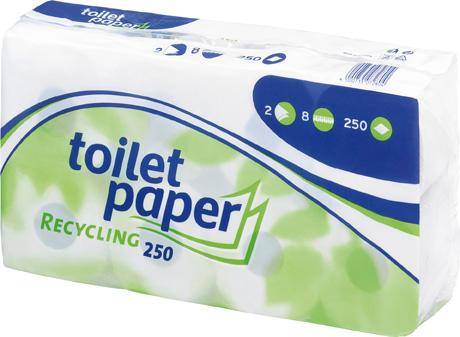 Toilettenpapier Tissue 3-lagig naturw. 64 Rollen-0