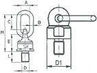 Anschlagwirbel 360G TK 300kg, DxL M10x18-1
