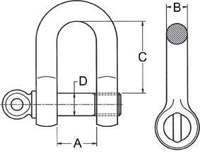 Schäkel gerade 5/8Z TK 3,25t-1