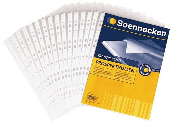 Prospekthülle A4 oben offen tr 100 St - Artikel: 126073400