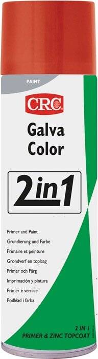 CRC Farbschutzlackspray 2 in 1 GALVACOLOR reinweiß RAL 9010 500 ml-3