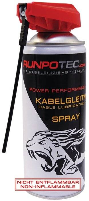 Kabelgleitmittel 400ml Dose Spray RUNPOTEC-5