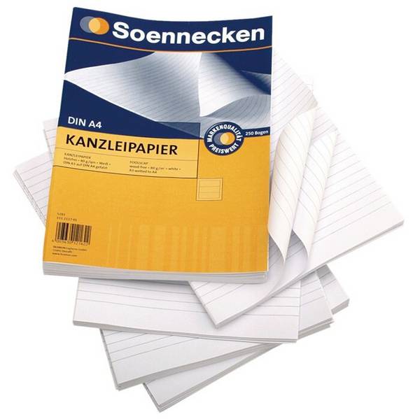Kanzleipapier A3/A4 lin 250Bl - Artikel: 111211701