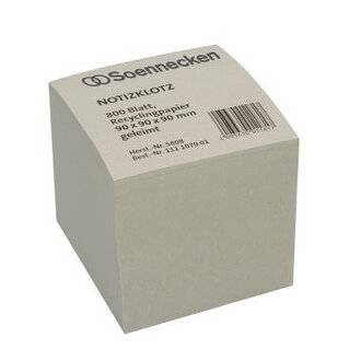 Soennecken Zettelklotz 5808 9x9x9cm Recycling 800Blatt-2