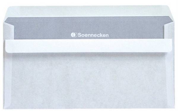 Soennecken Briefumschlag 2921 DL 75g oF sk weiß 1.000 St./Pack.