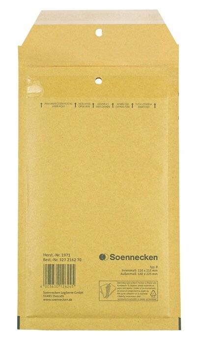 Soennecken Luftpolstertasche 1971 B/00 110x215mm hk br 200 St./Pack.-5