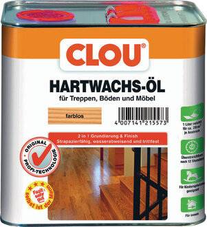 Hartwachs-Öl flüssig farblos 2,5l Dose CLOU-2
