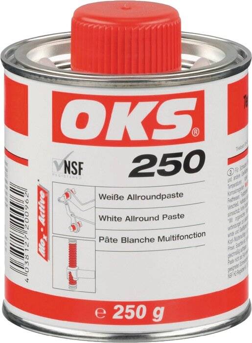 Weiße Allroundpaste OKS 250 weiß 1kg Dose OKS