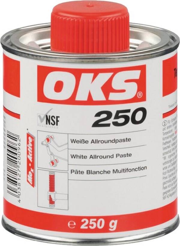 Weiße Allroundpaste OKS 250 weiß 1kg Dose OKS
