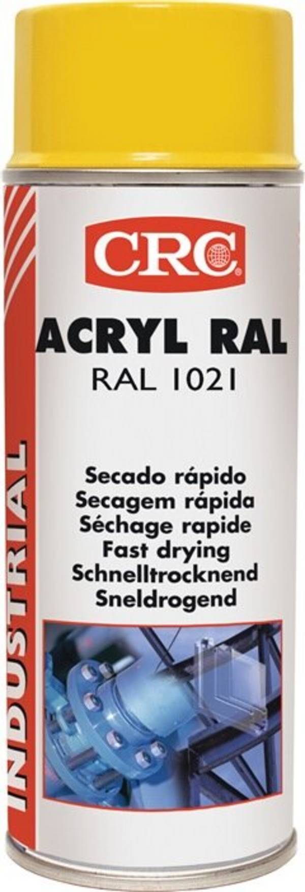 Farbschutzlackspray ACRYLIC PAINT reinweiss glänzend RAL9010 400ml Spraydose CRC