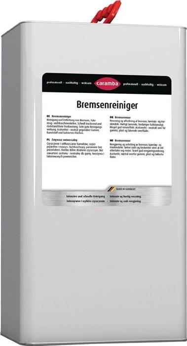 Bremsenreiniger Intensiv acetonfrei 5l Kanister CARAMBA-0