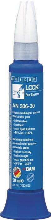 Fügeverbindung WEICONLOCK AN 306-30 hf.hv.grün 50 ml Pen-0