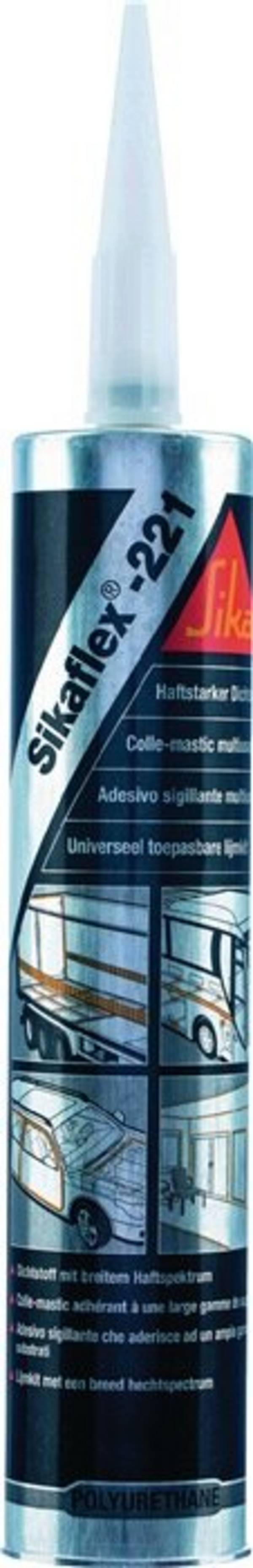 Polyurethandichtstoff Sikaflex®-221 schwarz 300ml Kartusche SIKA