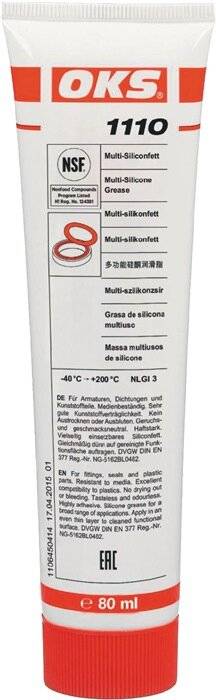 Multi-Silikonfett OKS 1110 NSF H1 transp.80ml Tube OKS-0