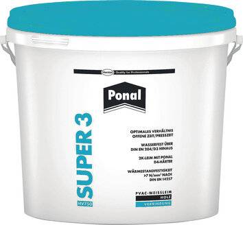 Holzleim Wasserfest/Super 3 5kg EN 204: D3 Eimer PONAL-2