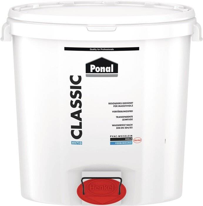 Holzleim Classic 30kg EN 204: D1,D2 Eimer PONAL-0