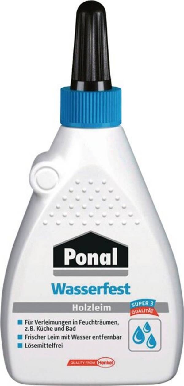 Holzleim Wasserfest/Super 3 120g EN 204: D3 Flasche PONAL