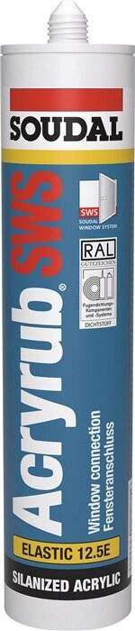 Acryl Acryrub SWS 310 ml weiß Kartusche SOUDAL-0