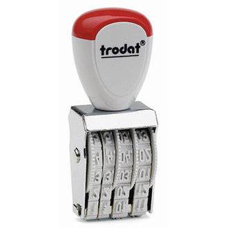 Datumstempel Classic 17x4mm silber - Artikel: 163206000-1