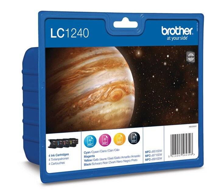 Brother LC1240 Value-Pack - Schwarz, Gelb, Cyan, Magenta-9