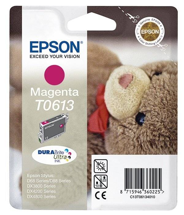Epson Tintenpatrone C13T06134010 250Seiten 8ml magenta
