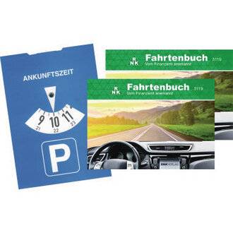 RNK Fahrtenbuch 3119/2 PKW DIN A6 quer 2 St./Pack. +Parkscheibe-3