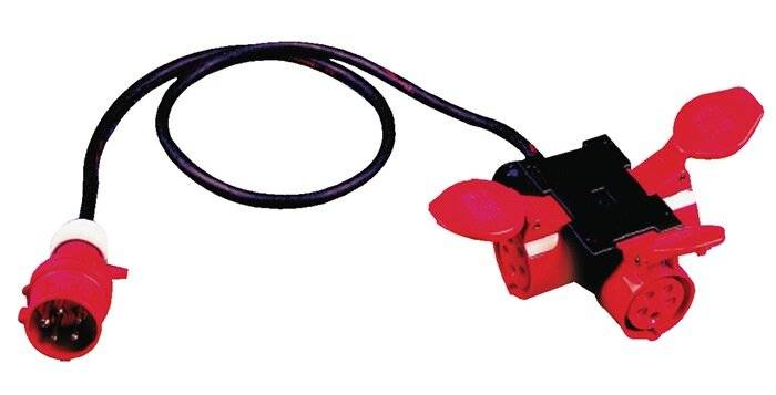Kompaktverteiler CEE-16 A,5-polig 3xCEE 16 A 5x2,5mm² JÄGER DIREKT-3