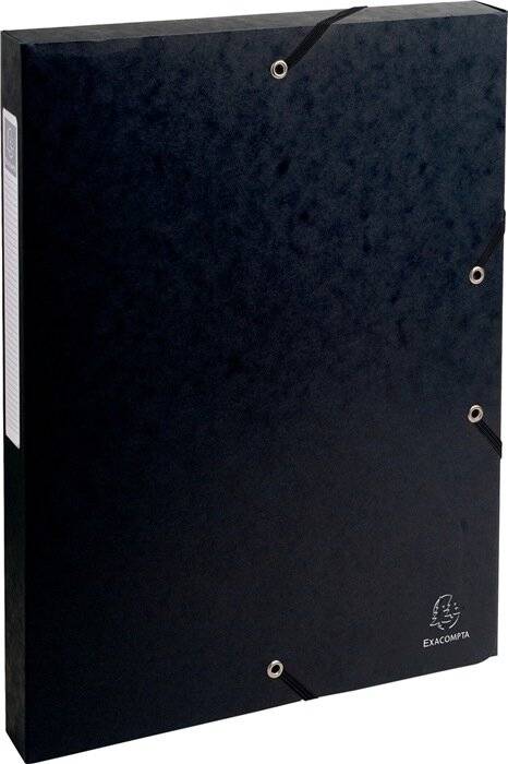 Heftbox Exabox DIN A4 25mm Karton schwarz-2