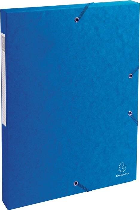 Heftbox Exabox DIN A4 25mm Karton blau-3