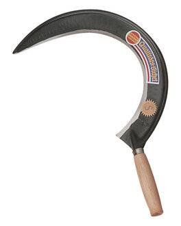 Steyrische Sichel L.450mm halbgeschmiedet,m.Schneidenschutz geschl.ESW-1