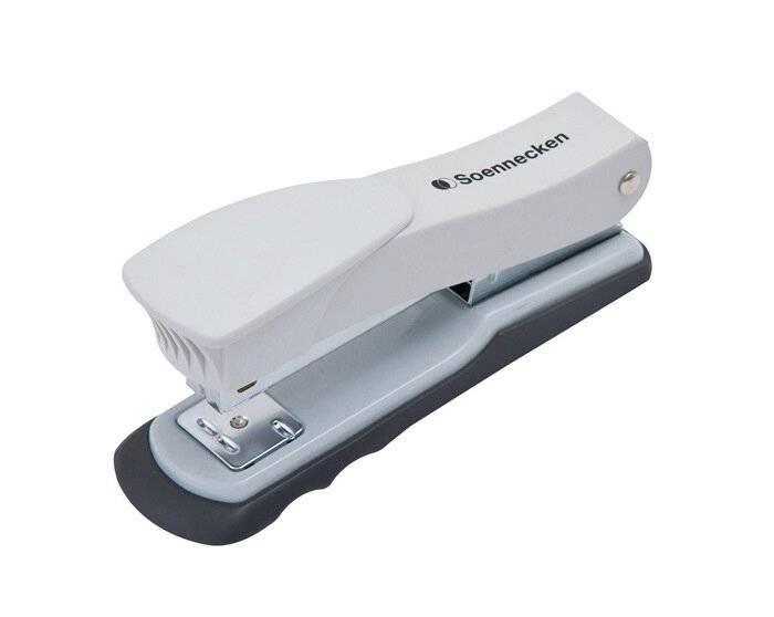 Heftgerät bis 20Blatt Metall 24/6 26/6 grau-5
