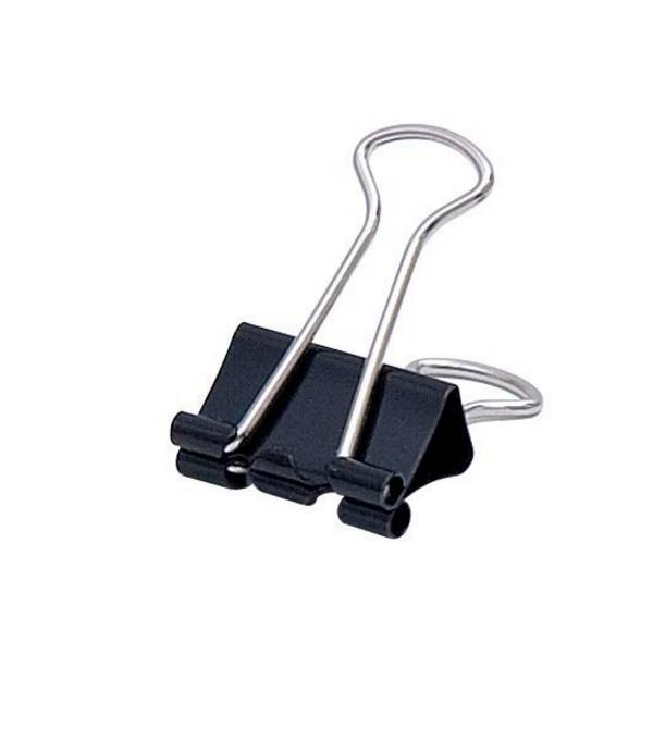 Soennecken Foldbackklemmer 1563 19x7mm schwarz 12 St./Pack.