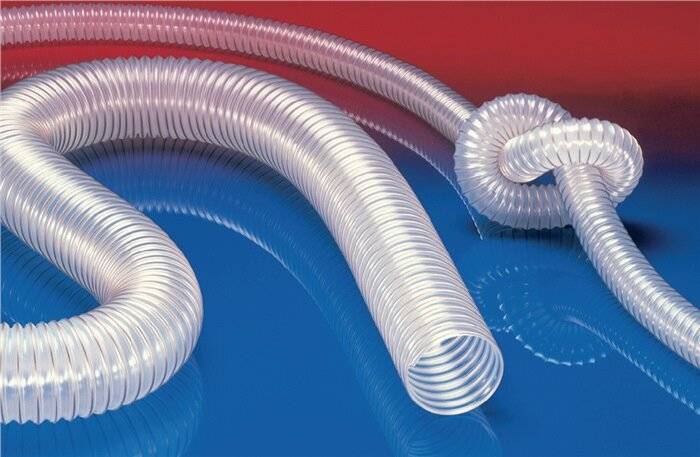 Absaug- u.Gebläseschlauch PROTAPE® PUR 330 FOOD ID 80mm AD 88mm L.10/15m Rl.-2