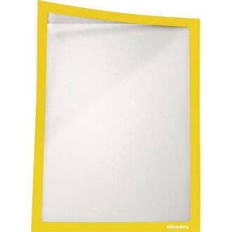 Infotasche DIN A4 magnetisch gelb 5 St./Pack - Artikel: 154679410-3