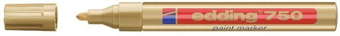 edding Lackmarker 750 4-750053 2-4mm Rundspitze permanent gold-0