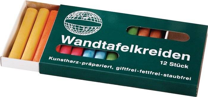 magnetoplan Tafelkreide 12306 farbig sortiert 12 St./Pack.-2