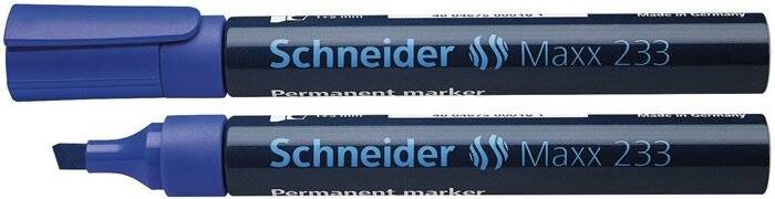 Permanentmarker 233 1-5mm Keilspitze blau-3
