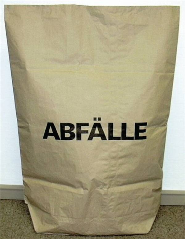 Müllsack 120l 70g 2lagig Papier natronbraun 25 St./Pack.